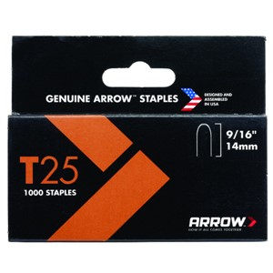 ARROW T25 9/16"-14mm 1000 Staples