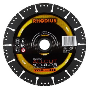 RHODIUS DG210-180X2.8X22.23mm D/C DISC ALLCUT