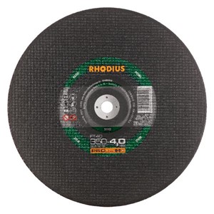 RHODIUS FT40 350x4x20.0mm Stone Cut Flat Disc