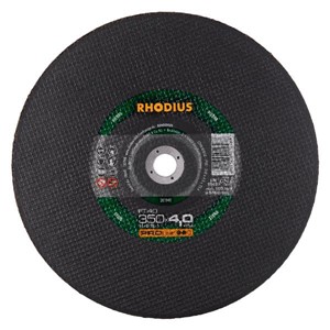 RHODIUS FT40 350x4x25.4mm Stone Cut Flat Disc