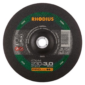 RHODIUS FTK44 230x3x22.23mm Nat St Cut D/C Disc