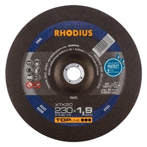 RHODIUS XTK20 230x1.9x22.2mmExtra-Thin D/C Disc