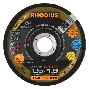 RHODIUS XTK35 125x1.9x22.23mm Cutting & Grinding