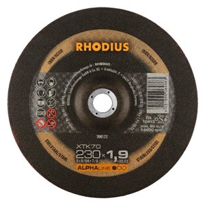 RHODIUS XTK70 230x1.9x22.23mm D/C Cutting Disc
