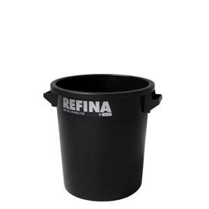 REFINA X-2 Plastic Mixing Tub 35L Black 390x410mm