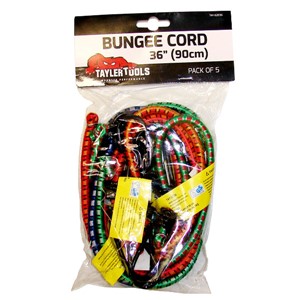 TAYLER 90cm/36" Bungee Cords 5 pack