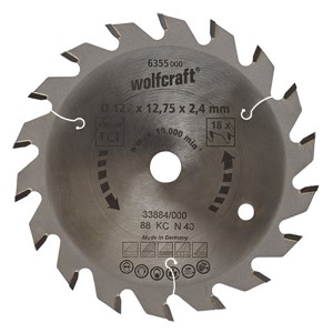 WOLFCRAFT CT Circular Saw Blade 18 Teeth 140mm