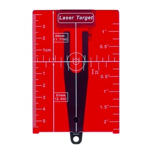 LEICA Target plate red