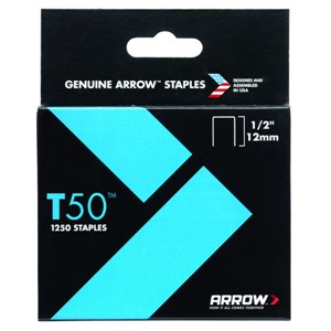 ARROW 50824/T50 1/2"-12mm 1250 Staples