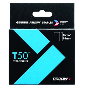 ARROW 50924/T50 9/16"-14mm 1250 Staples