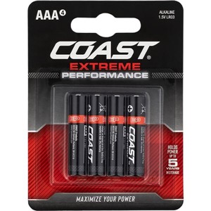 COAST Extreme Performance AAA 4 pack
