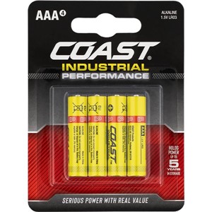 COAST Industrial Peformance AAA 4 pack