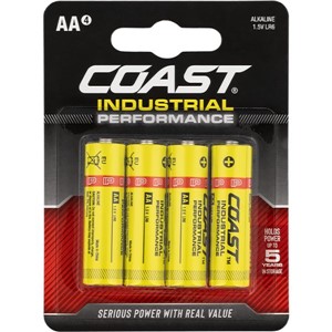 COAST Industrial Performance AA 4 pack