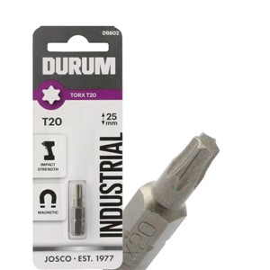 Durum T20 x 25mm Torx Bag of 5 Bits