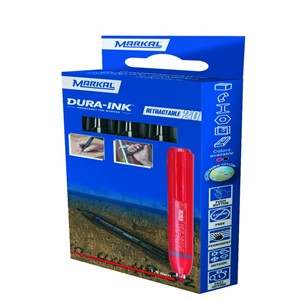 MARKAL Dura-Ink 20 3 blk RETAIL PACK