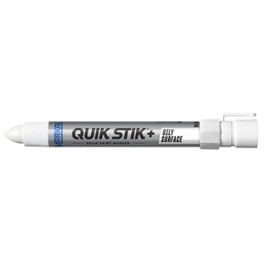 MARKAL Quik-Stik+ Oily Surface Paint Marker White