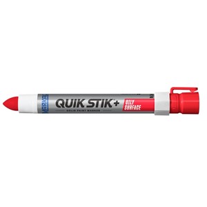 MARKAL Quik-Stik+ Oily Surface Paint Marker Red