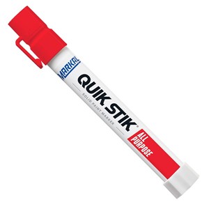 MARKAL QUIK-STIK PAINT MARKER RED