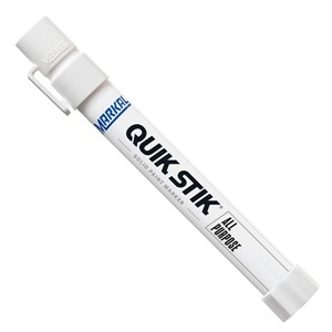 MARKAL QUIK-STIK PAINT MARKER WHITE