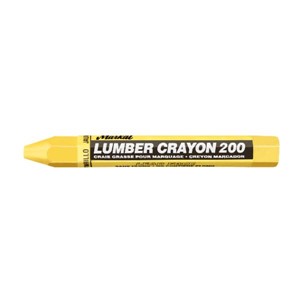 MARKAL LUMBER CRAYON 200 YELLOW DOZ