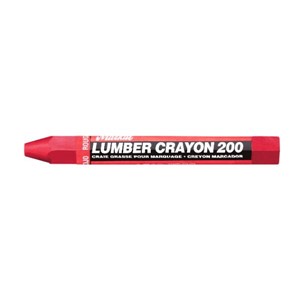 MARKAL LUMBER CRAYON 200 RED    DOZ