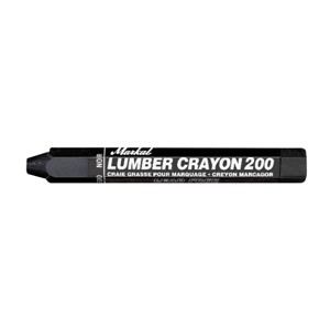 MARKAL LUMBER CRAYON 200 BLACK DOZ