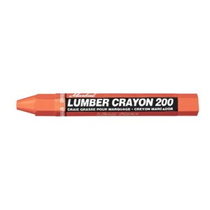 MARKAL LUMBER CRAYON 200 ORANGE DOZ