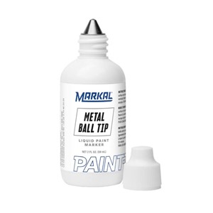 MARKAL BALL PAINT MARKER WHITE(84620)