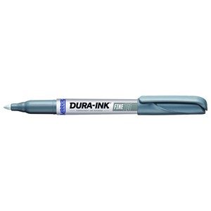 MARKAL DURA-INK 15 INK MARKER FINE BULLET TIP SILV