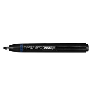 MARKAL DURA-INK 20 Black Retract FineTip