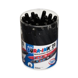 MARKAL DURA-INK20 DISPLAY 24PCS BLACK