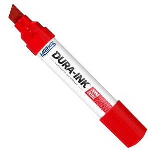 MARKAL DURA-INK 200 RED  BROAD CHISEL