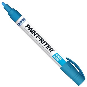 MARKAL Paint-Riter Window Marker Fluorescent Blue
