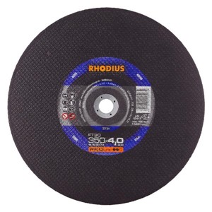 RHODIUS FT30 350x4x22.23mm Metal Cut Flat Disc