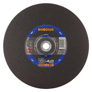RHODIUS FT30 350x4x25.4mm Metal Cut Flat Disc