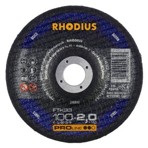 RHODIUS FTK33 100x2x16mm Metal Cut D/C Disc