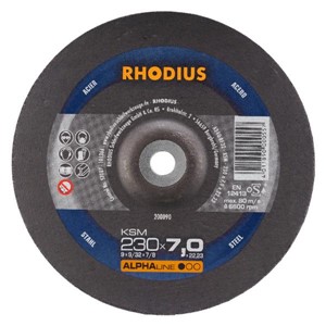 RHODIUS KSM 230x7x22.23mm Metal Grinding Disc