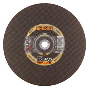 RHODIUS ST38 350x2.5x25.4mm Metal Cut Disc SS