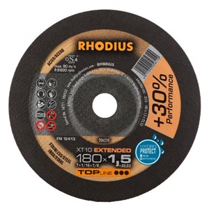 RHODIUS XT10 180x1.5x22.2mmExtra-Thin Flat Disc
