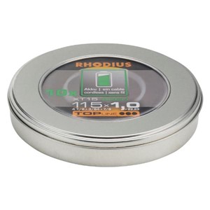 RHODIUS XT15 Accu 115x1.0x22 Disc (1 Tin of Ten)