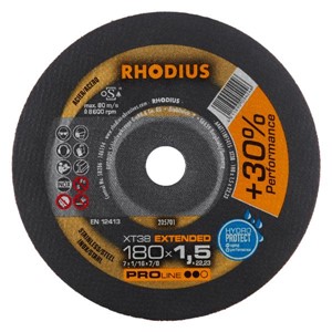 RHODIUS XT38PRO 180x1.5x22.2 Xtra-Thin Flat Disc