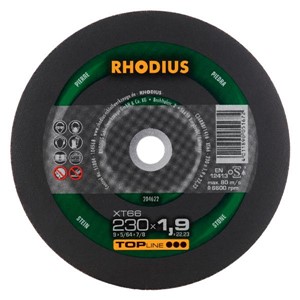 RHODIUS XT66 TOP230x2.0x22.2 Xtra-Thin Flat Disc