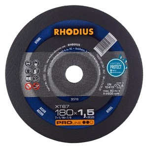 RHODIUS XT67PRO 180x1.5x22.2 Xtra Thin Flat Disc
