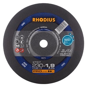 RHODIUS XT67PRO 230x1.9x22 Extra-Thin Flat Disc