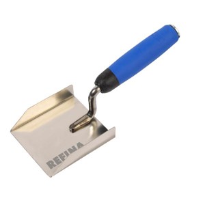 REFINA Corner trowel 3" 3 sided SS