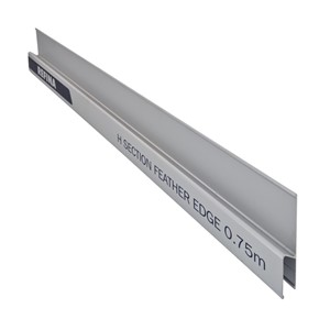 REFINA H section feather edge 2'6" (0.75m) profile