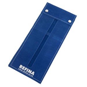 REFINA Leather Trowel Holder 14" Blue
