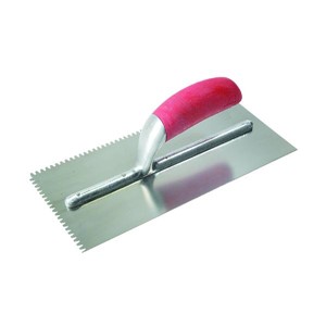 SCHWAN 11"x5"Trowel 3mm Flat'V'Notched