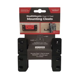 S'MOUNTS Red Cleat 'n' Feet - Mounting Feet (8 Pac
