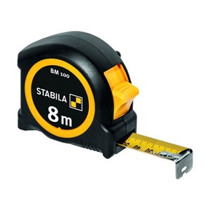 STABILA Pocket Tape BM100, 8m Metric Class II